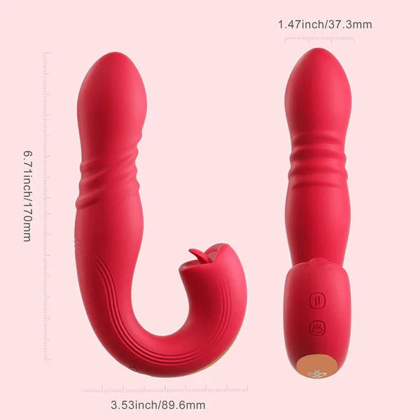7 vibrations and 5 swing modes - G-spot vibrator