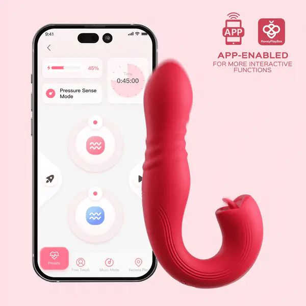 7 vibrations and 5 swing modes - G-spot vibrator